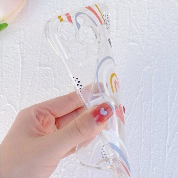 ⚠️Clearance iPhone 14/Pro/Pro Max Cute Rainbow Phone Case - Picture 3 of 3